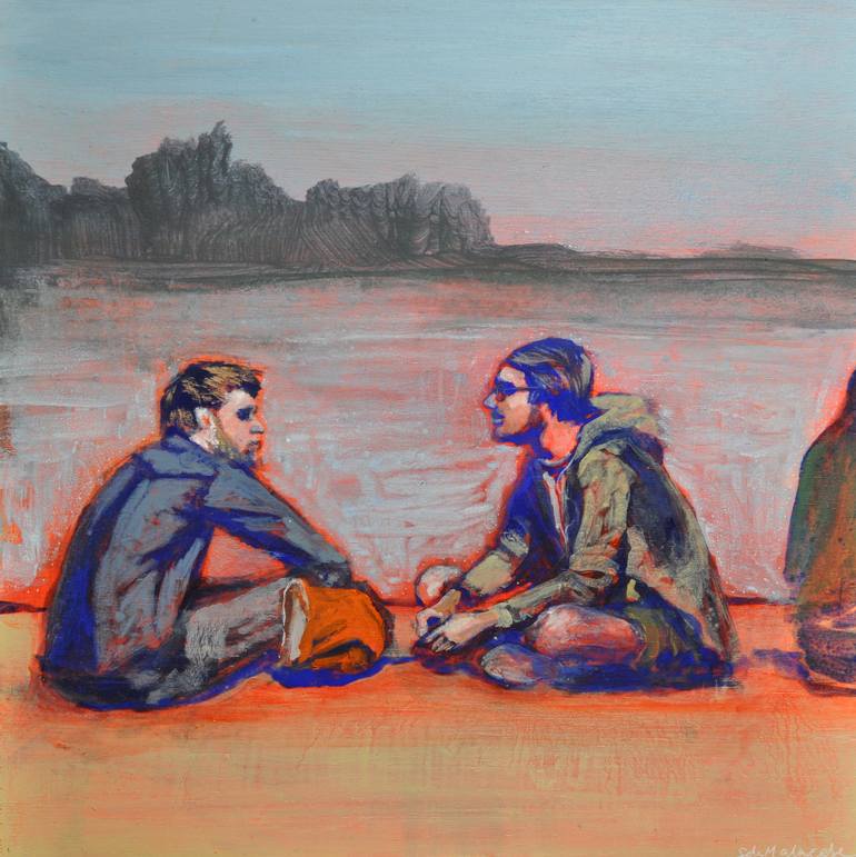 Print of Figurative People Paintings by Stéphanie De Malherbe