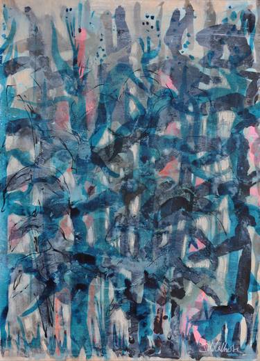 Print of Abstract Expressionism Abstract Paintings by Stéphanie de Malherbe