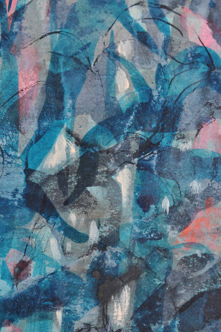 Original Abstract Painting by Stéphanie de Malherbe