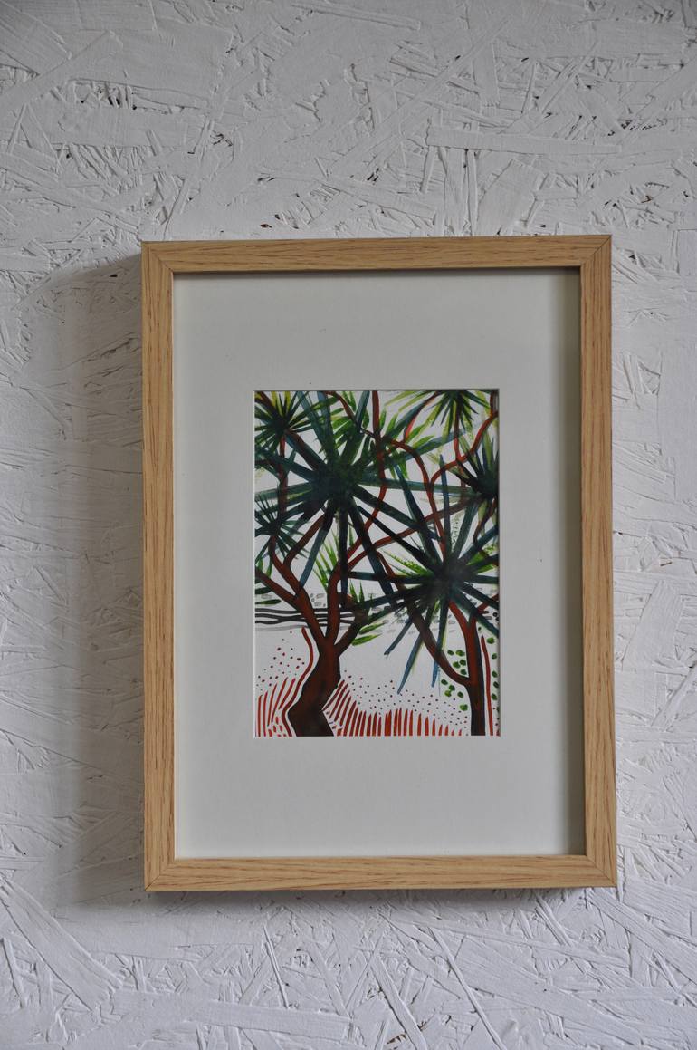 Original Abstract Tree Drawing by Stéphanie de Malherbe