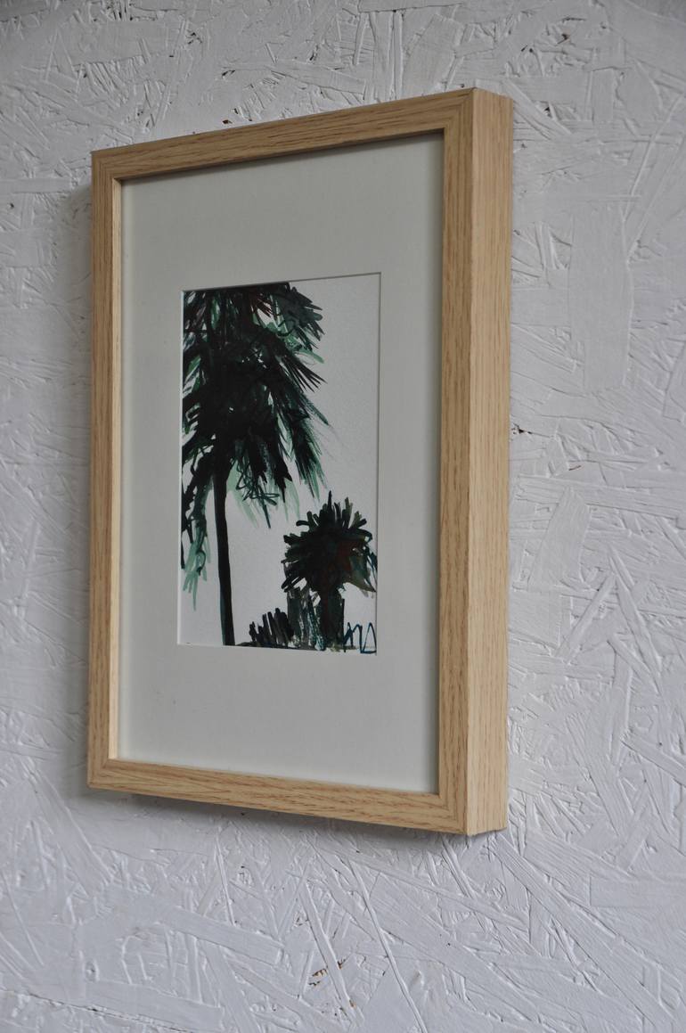 Original Abstract Expressionism Tree Drawing by Stéphanie De Malherbe