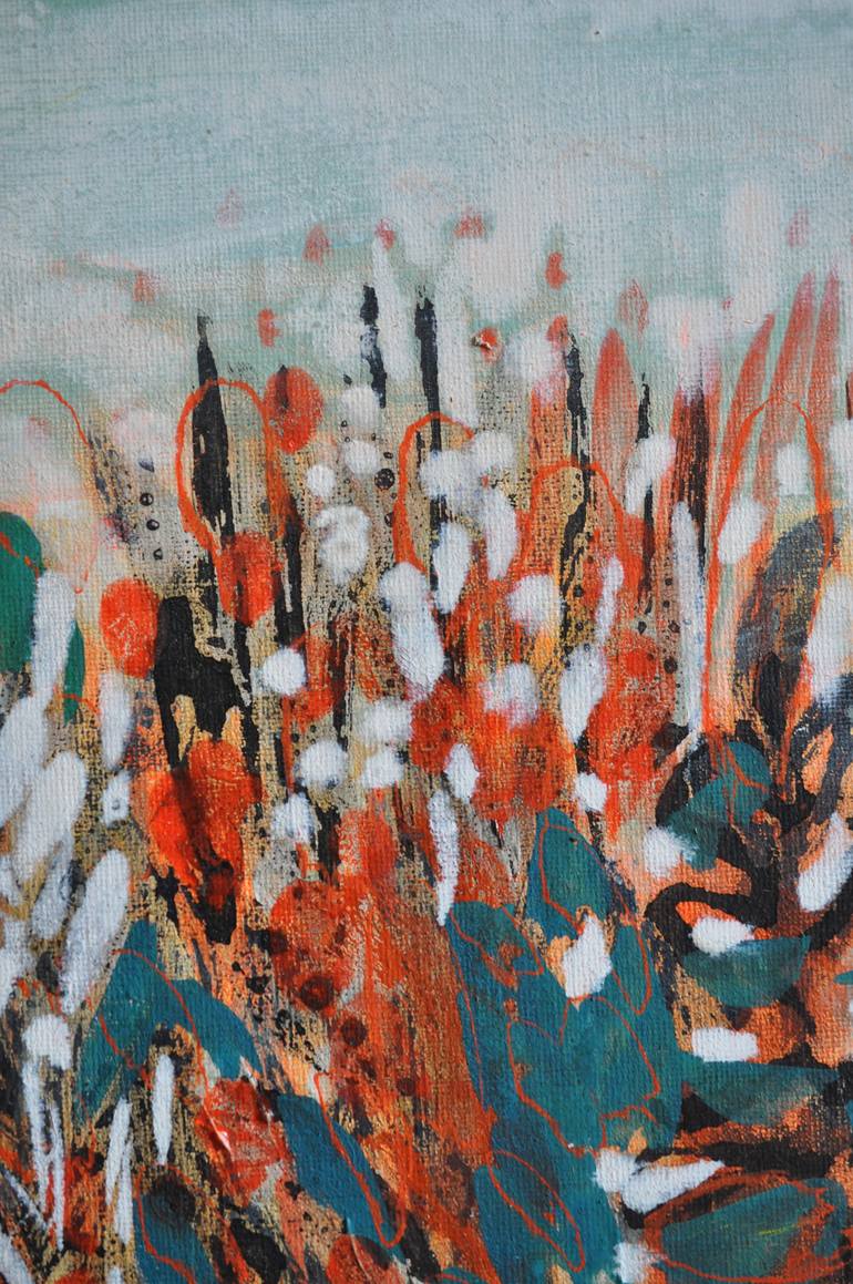 Original Abstract Landscape Painting by Stéphanie de Malherbe