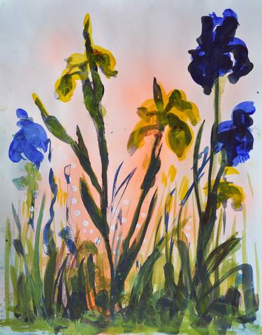 Print of Fine Art Floral Paintings by Stéphanie de Malherbe