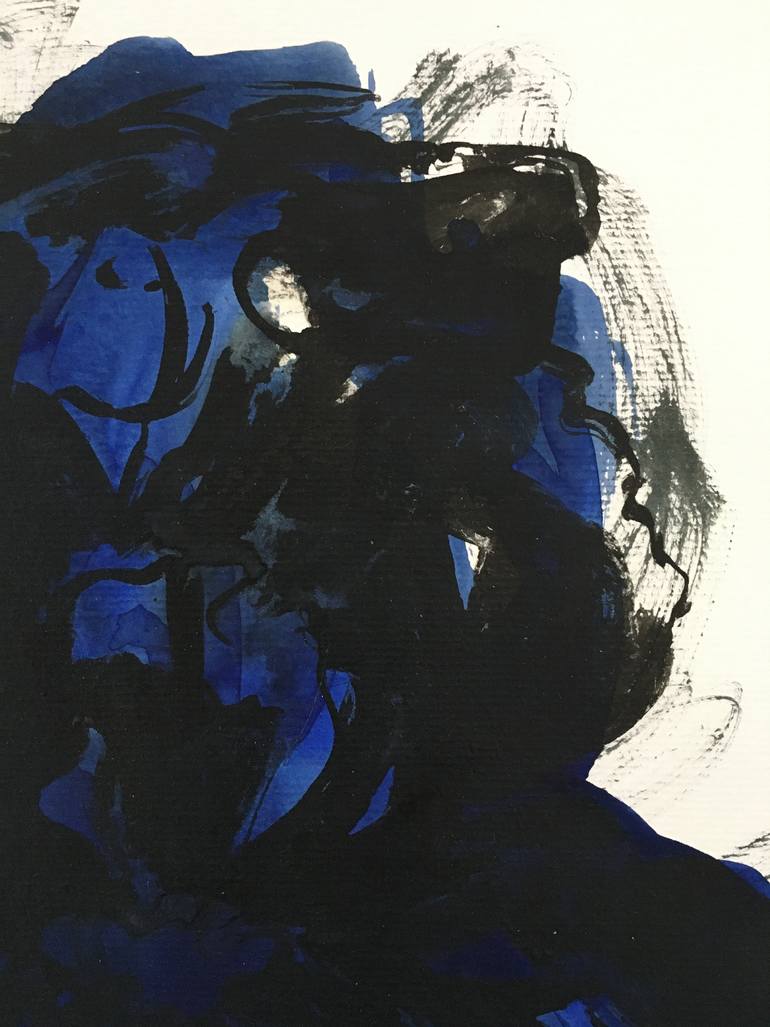 Original Figurative Floral Drawing by Stéphanie De Malherbe
