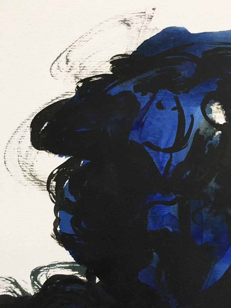 Original Figurative Floral Drawing by Stéphanie De Malherbe