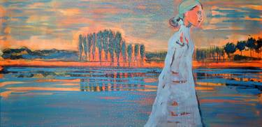 Original Figurative Women Paintings by Stéphanie de Malherbe