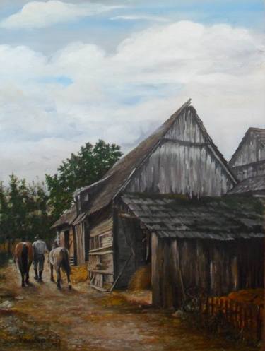 Print of Rural life Paintings by Udait Kamberovic
