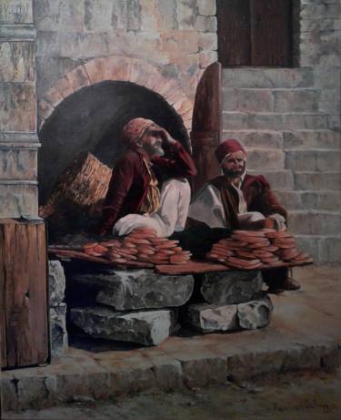 Original Realism Rural life Paintings by Udait Kamberovic