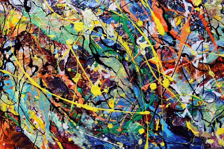 Original Abstract Painting by Eugenia Mangra