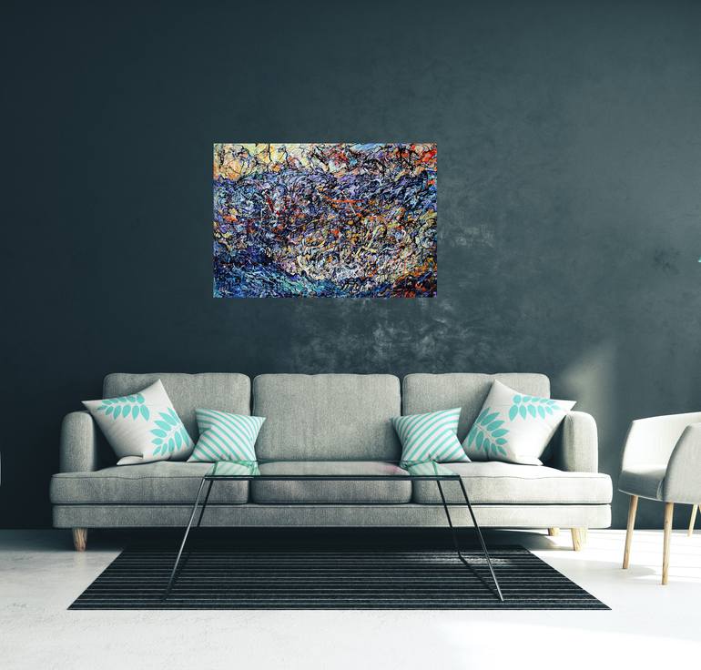 Original Abstract Painting by Eugenia Mangra