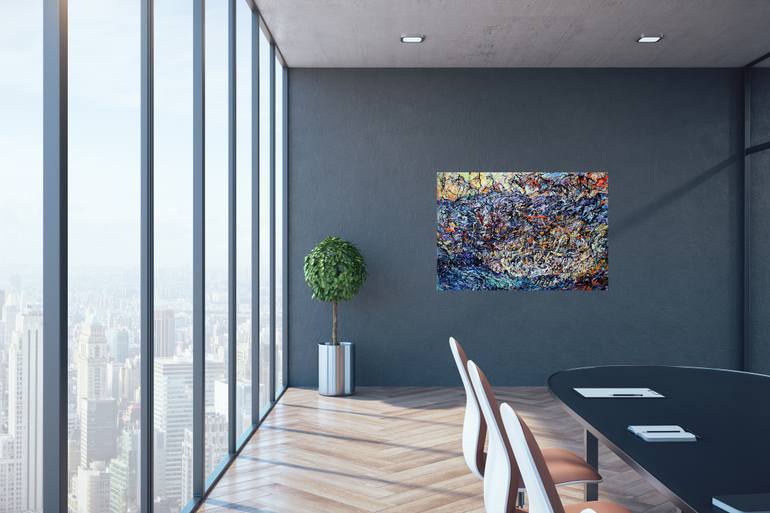 Original Abstract Painting by Eugenia Mangra