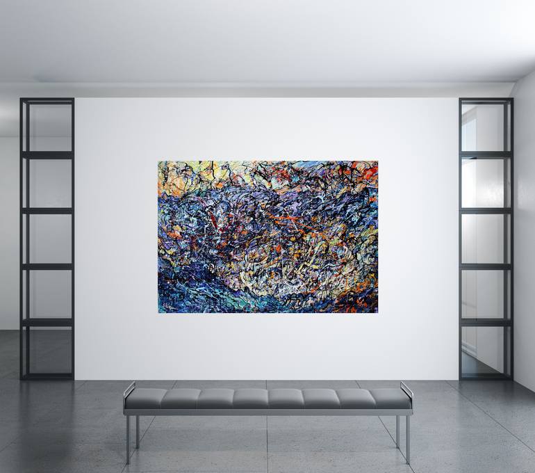 Original Abstract Painting by Eugenia Mangra