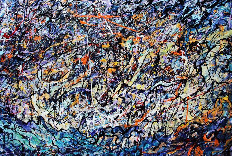 Original Abstract Painting by Eugenia Mangra