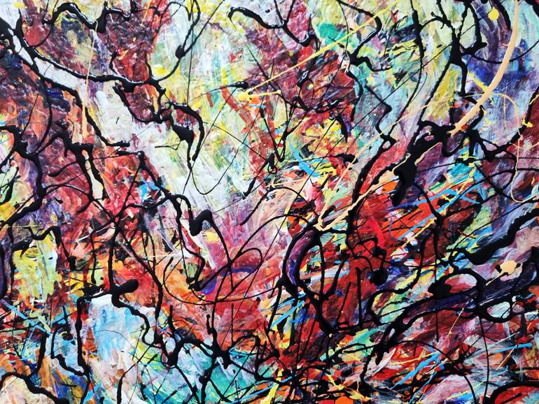 Original Contemporary Abstract Painting by Eugenia Mangra