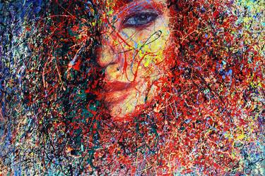 Original Abstract Portrait Paintings by Eugenia Mangra