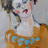 Josianne as a White Girl by Liz Hill