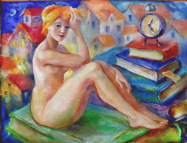 Print of Impressionism Nude Paintings by Tamara Worren