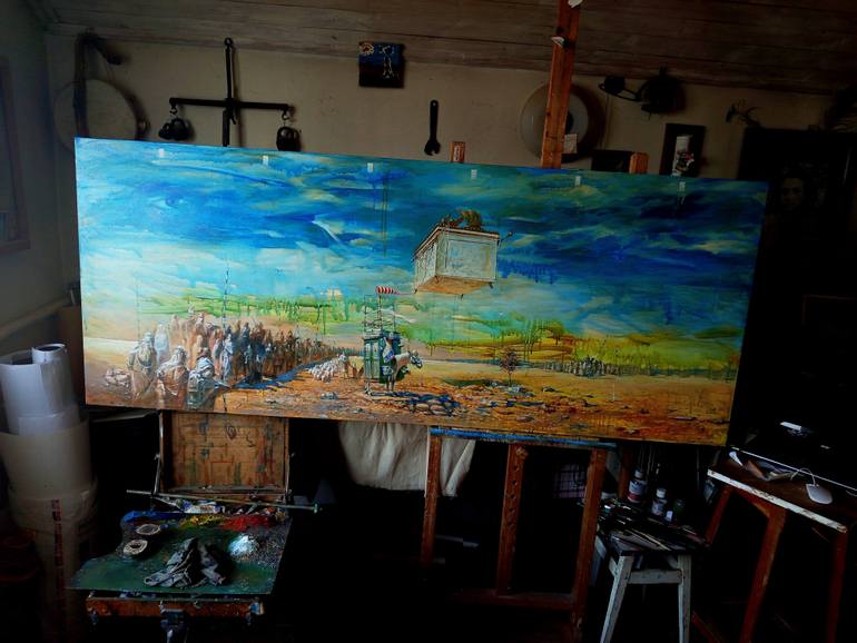 Original Surrealism Classical Mythology Painting by Serhiy Roy