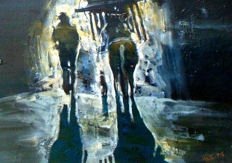 Original Expressionism Travel Painting by Serhiy Roy
