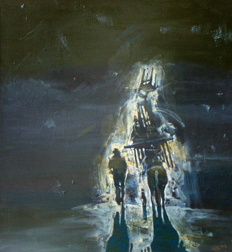 Original Expressionism Travel Painting by Serhiy Roy