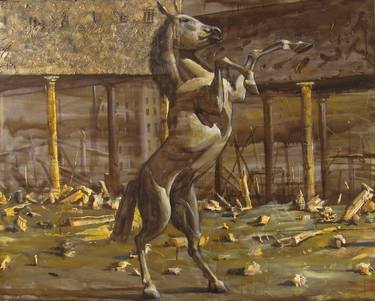 Print of Conceptual Horse Paintings by Sergey Roy