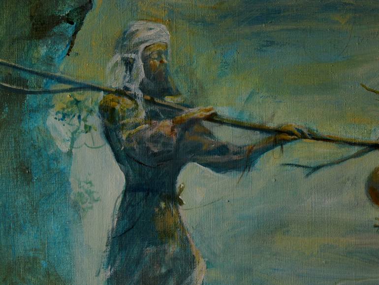 Original Conceptual Religion Painting by Serhiy Roy