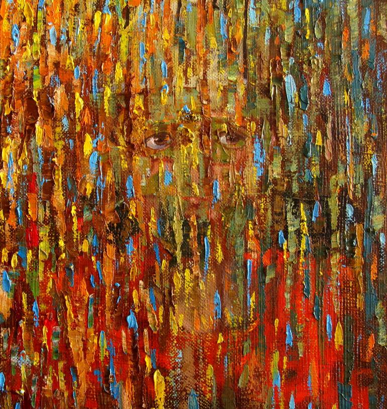 Original Abstract Expressionism Abstract Painting by Serhiy Roy