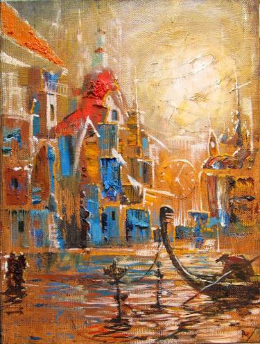 Print of Surrealism Cities Paintings by Sergey Roy