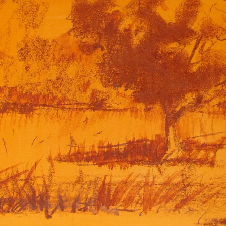 Original Impressionism Landscape Drawing by Sergey Roy