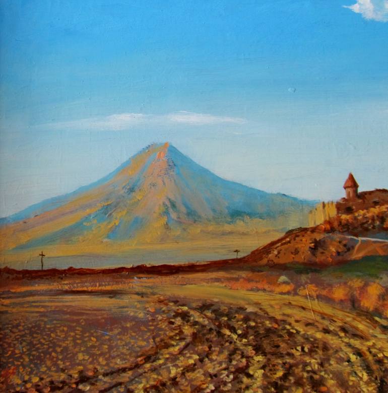 Original Figurative Landscape Painting by Sergey Roy