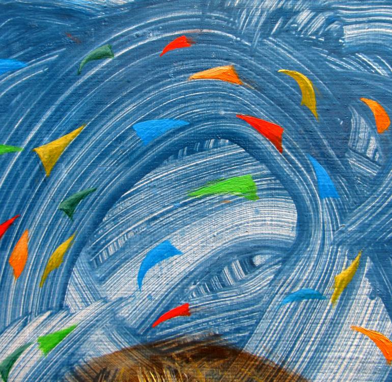 Original Conceptual Children Painting by Serhiy Roy
