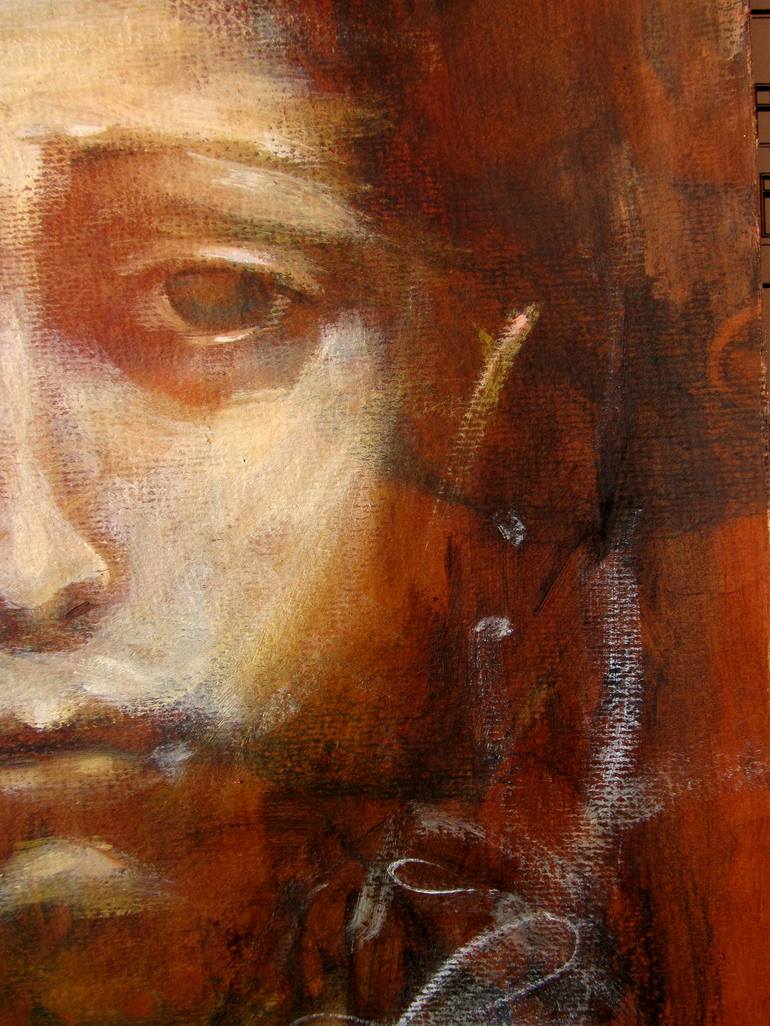 Original Conceptual Portrait Painting by Sergey Roy