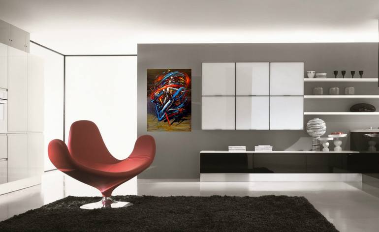 Original Abstract Painting by Sergey Roy