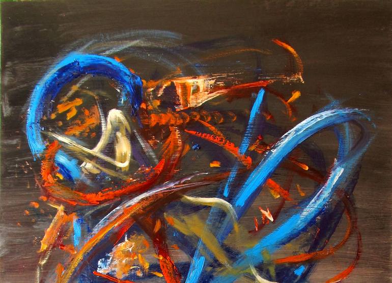 Original Abstract Painting by Sergey Roy