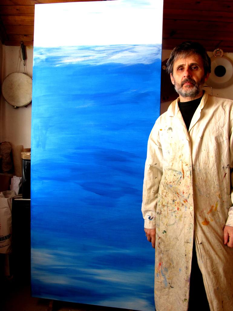 Original Surrealism Seascape Painting by Serhiy Roy