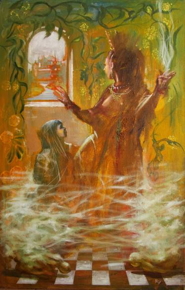 Original Classical mythology Paintings by Sergey Roy