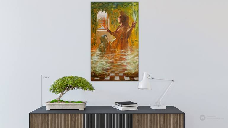 Original Conceptual Classical mythology Painting by Sergey Roy