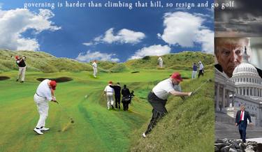 Golfing is easier than Governing - Limited Edition of 100 thumb