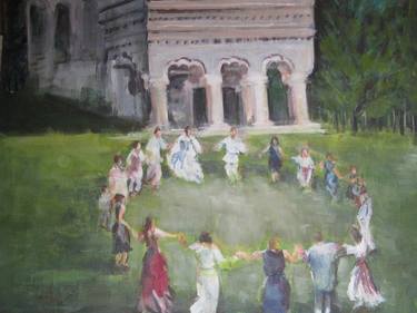 Print of Impressionism Popular culture Paintings by Maria Chibacu