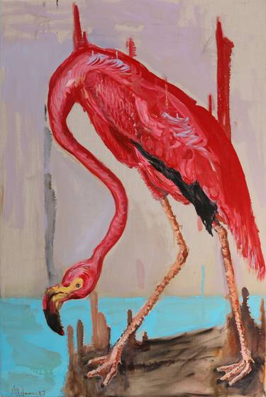 Original Expressionism Animal Paintings by nelson loskamp