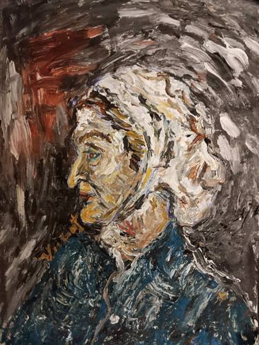 Sien with white cap. Van Gogh missing painting. thumb