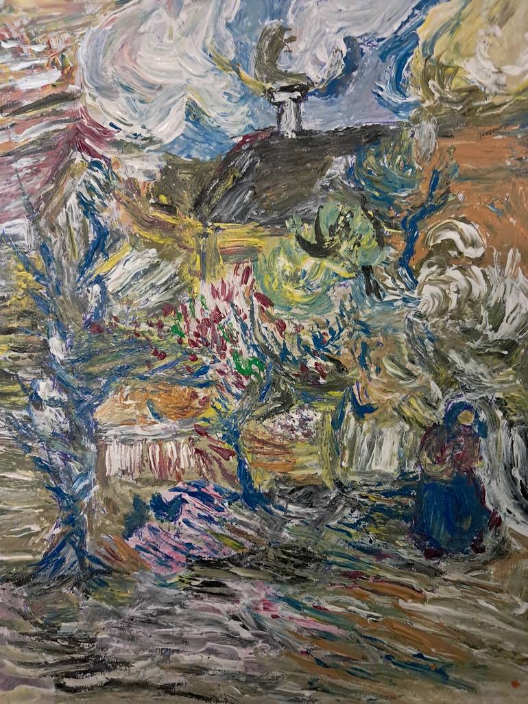 Print of Expressionism Landscape Paintings by Richio Galvez