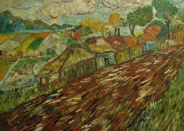 Original Expressionism Landscape Paintings by Richio Galvez