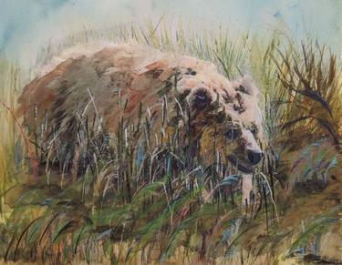 Original Realism Animal Painting by Penny Winn
