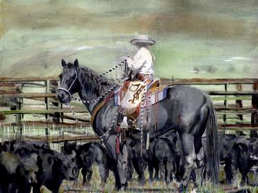 Print of Fine Art Horse Paintings by Penny Winn