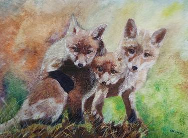 Print of Portraiture Animal Paintings by Penny Winn