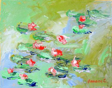 Original Impressionism Floral Paintings by Sal Panasci