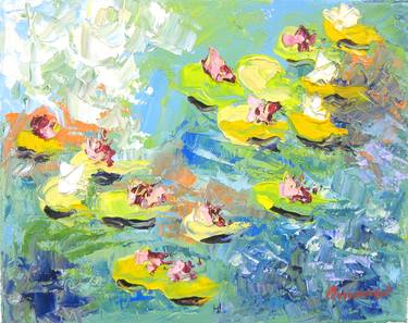 Original Impressionism Floral Paintings by Sal Panasci