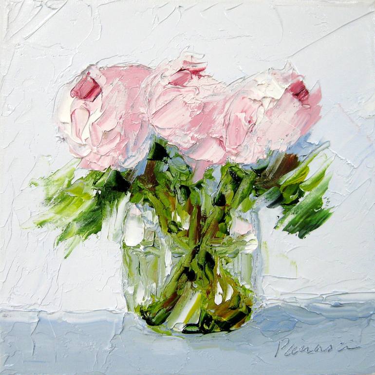 Pink Trio Painting by Sal Panasci | Saatchi Art