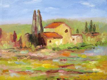 Original Impressionism Landscape Paintings by Sal Panasci